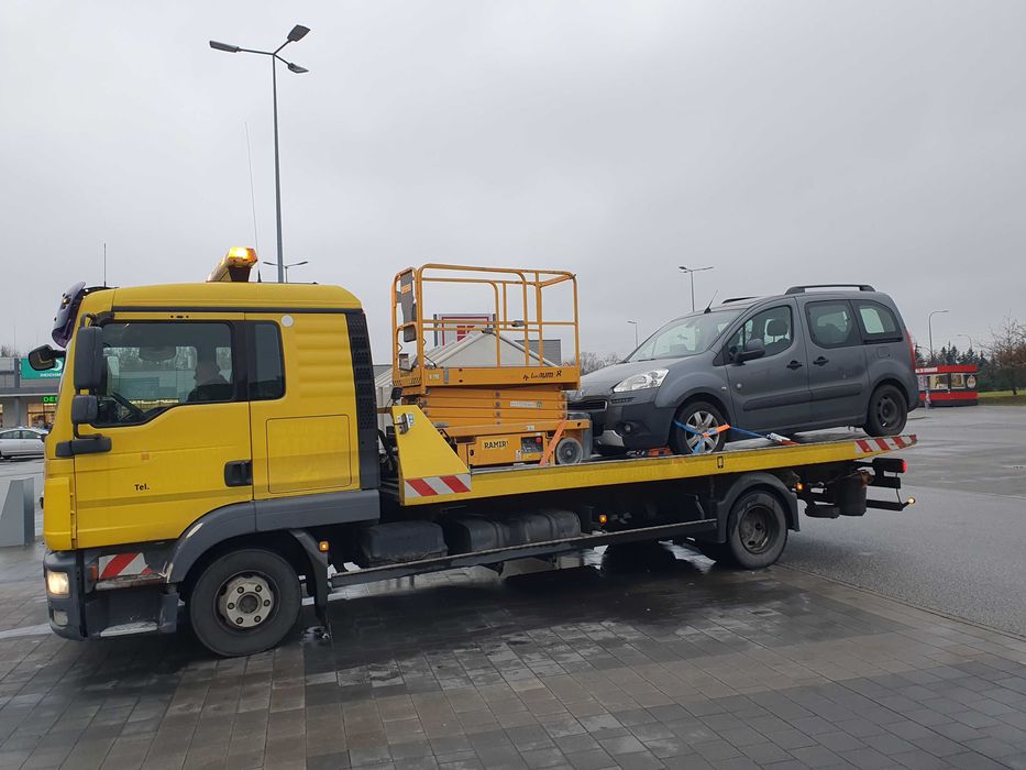 Transport Maszyn Budowlanych Ciągników Wózków Widłowych HOLOWANIE Łódź