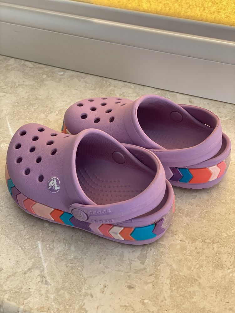 Детские crocs оригинал, б/у, размер с6 - 23