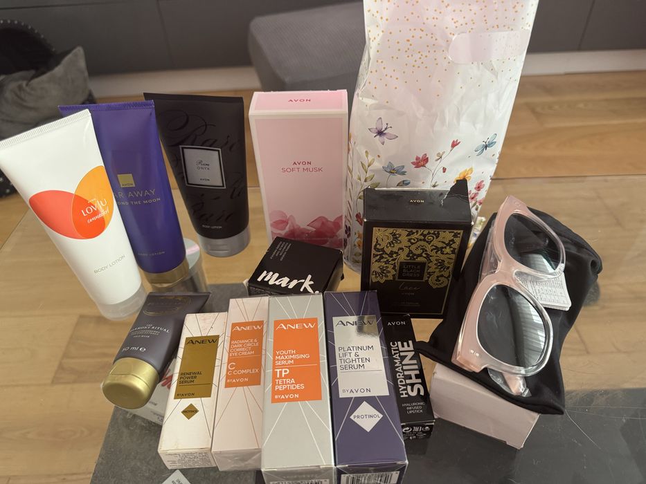 Avon kosmetyki i okulary