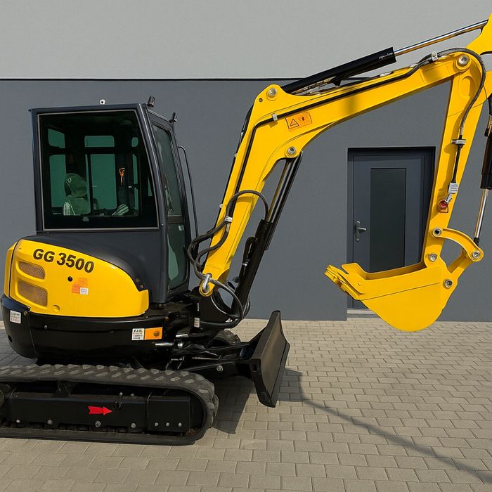 Uslugi i wynajem na doby minikoparka 3.5t Ciechanów i okolice