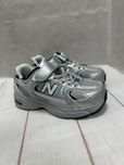 Весняні дитячі кросівки new balance running 33 білі/чорні/сірі