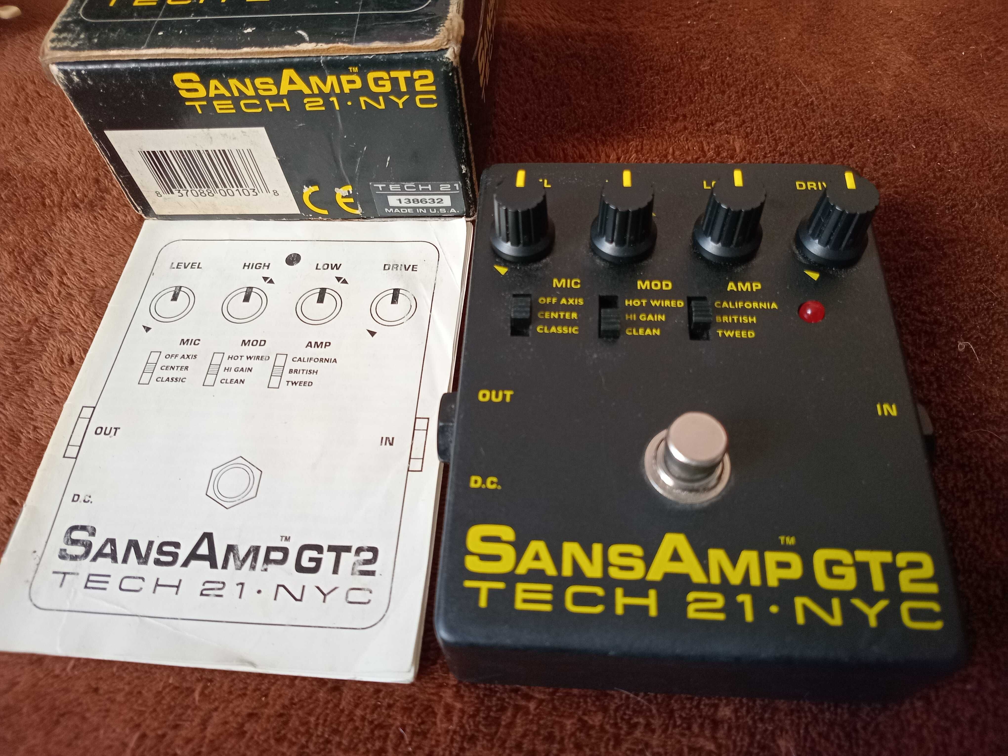 Гитарна педаль Tech 21 SansAmp GT 2