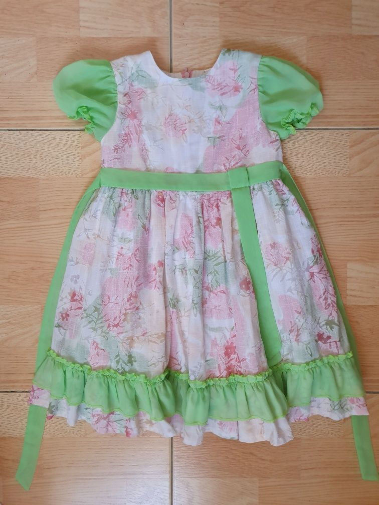 Детские плаття сукня платье hm сарафан H&M, blue zoo 4-5-6-7 лет