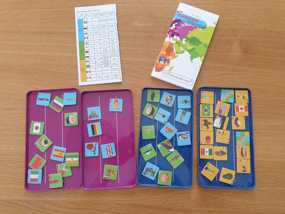 Jogo Magnectic Rummy do Mundo