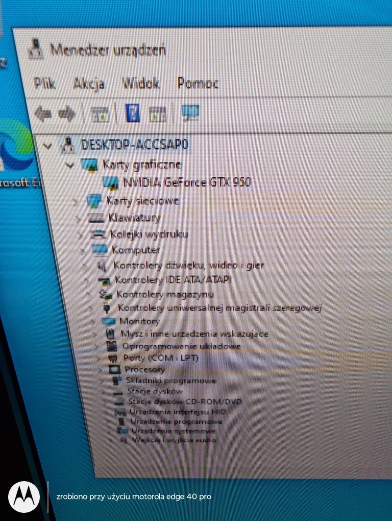 Komputer stacjonarny + monitor Philips 27 cali Zestaw Komputerowy