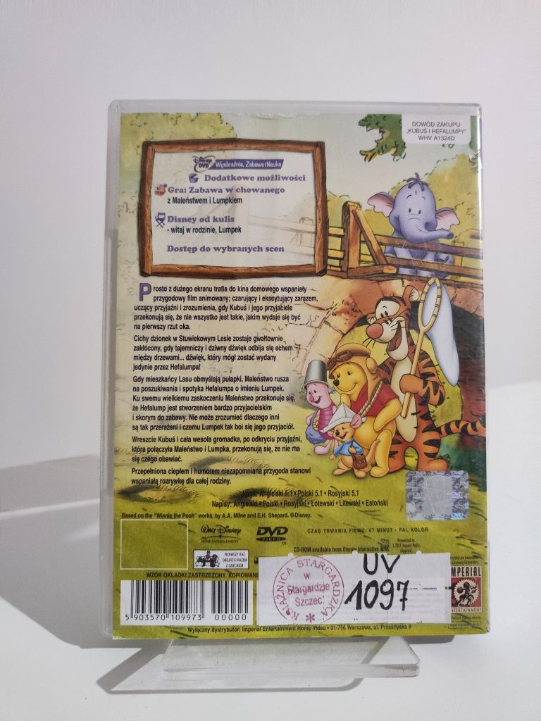 Kubuś i Hefalumpy (Pooh's Heffalump Movie) - płyta DVD