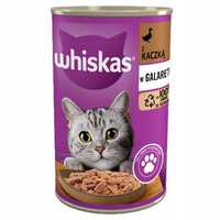 WHISKAS Adult puszka 400g Kaczka Galaretka