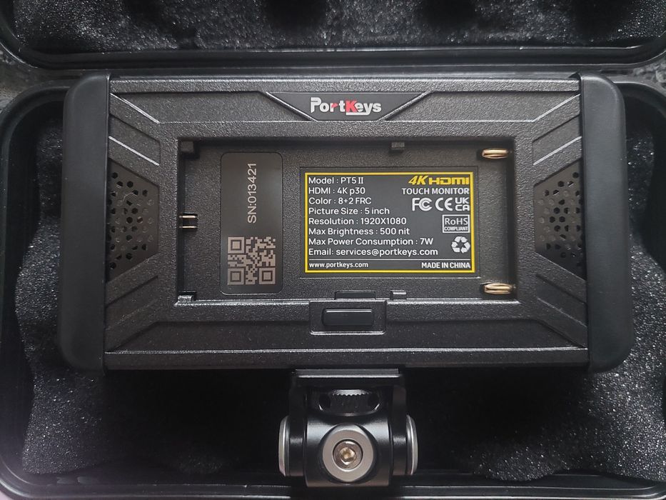 Накамерний монітор PORTKEYS PT5 5' 4K HDMI