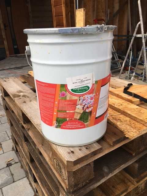 Premium Olej do tarasu Koopmans ECOOLIE orzech 20L TOP BIO NOWY farba