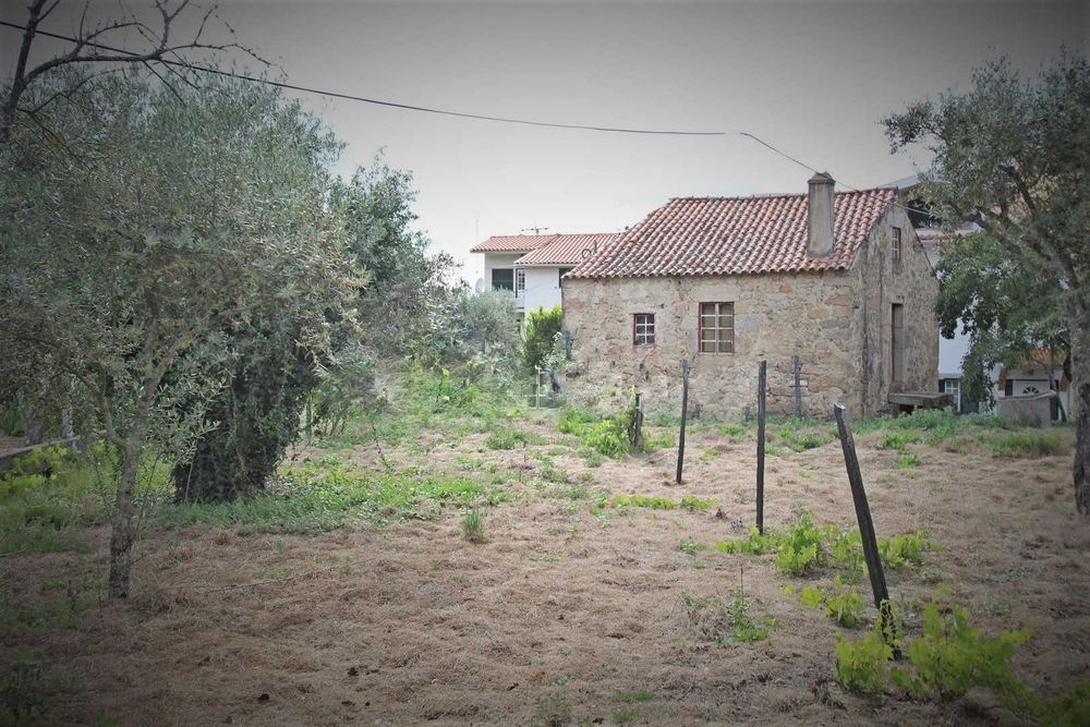 Casas de pedra e quintal (Serra da Estrela)