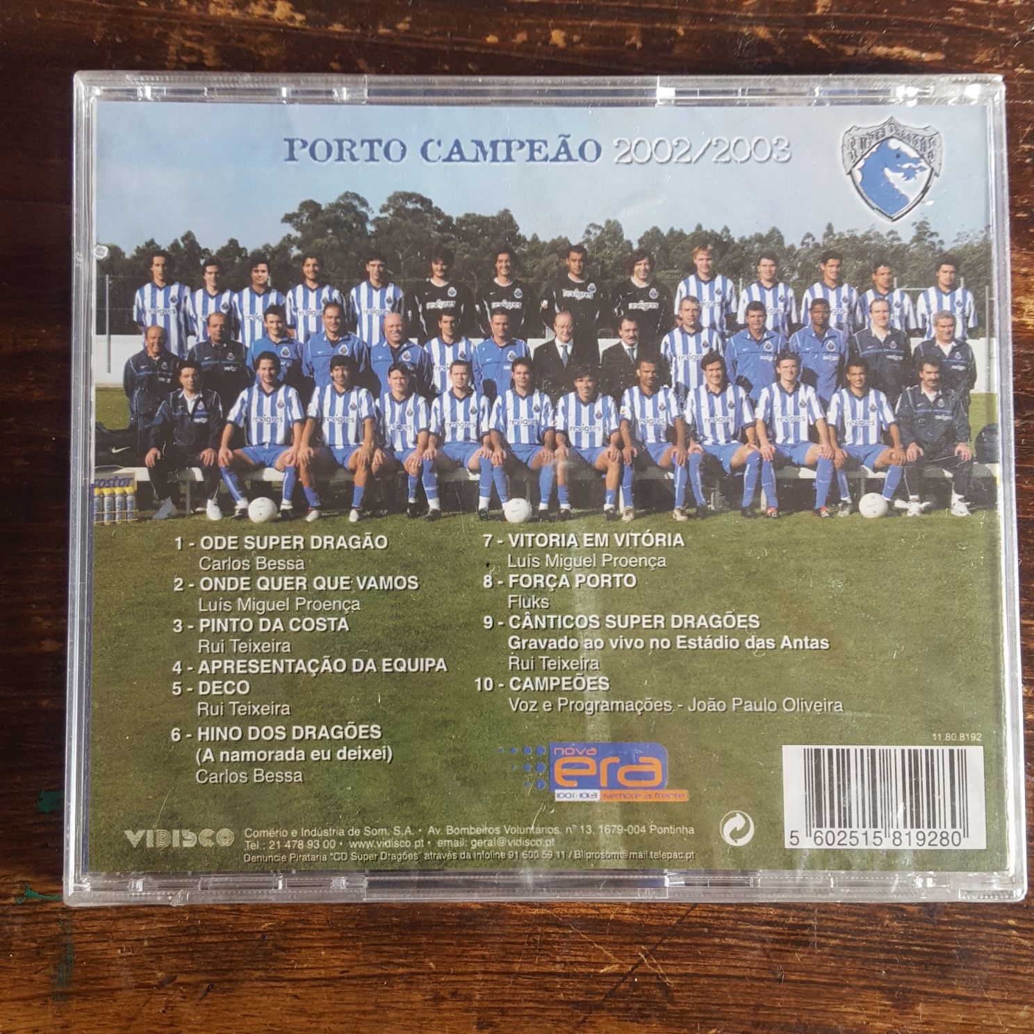 C.D Porto campeão  .2002/2003 para coleção. p