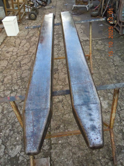 Przedłużki wideł wózek widłowy 2,2m przekrój wew. 163 x 65 mm oryginał