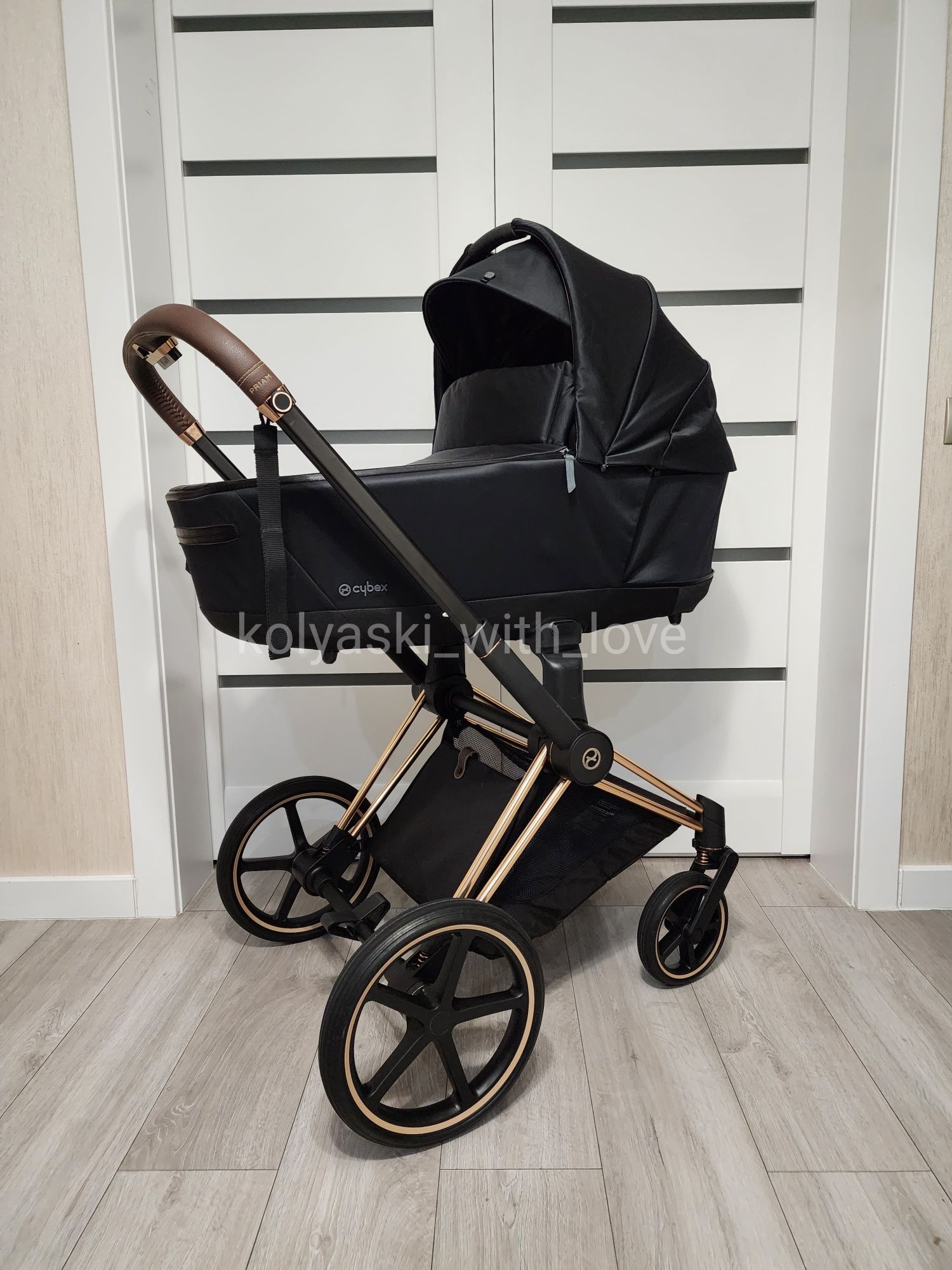 Коляска 2 в 1 Cybex Priam 4.0 rose gold Сайбекс Пріам візок візочок