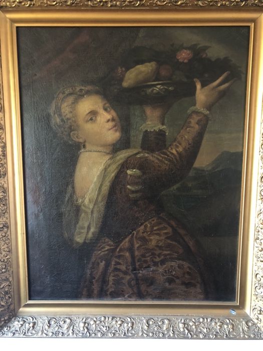 Obraz Dziewczyna z owocami na tacy