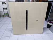Painel de TV lacado (beije)