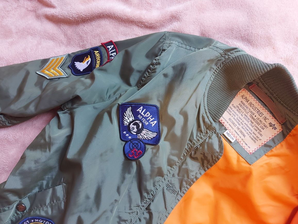 Alpha industries size M olive przejściówka jak nowa