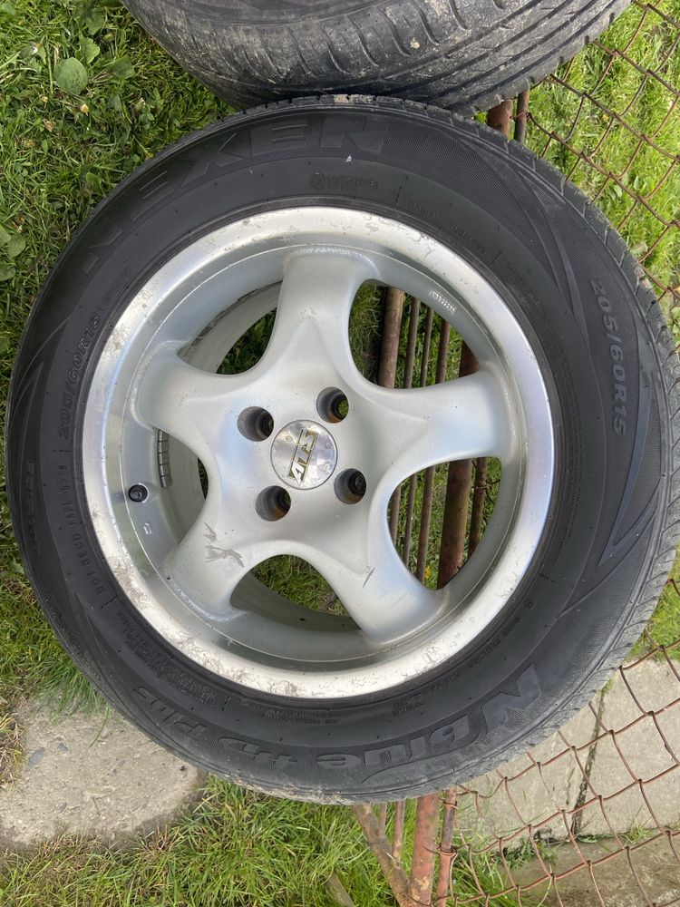 Konplet kół aluminiowych 205/60 r15 4x100