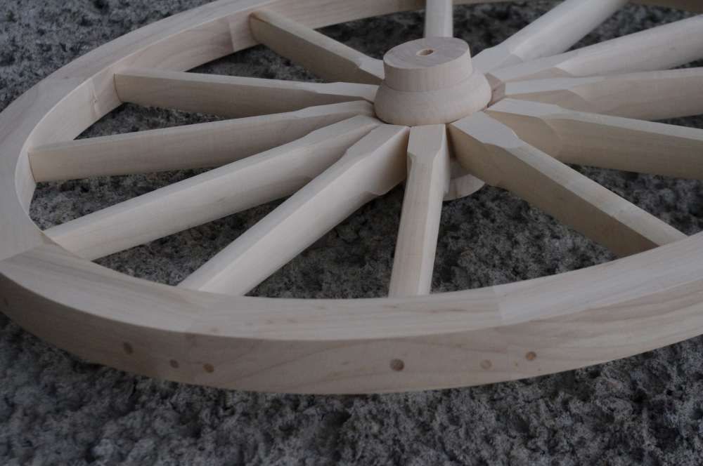 Koło drewniane Koło wozu masywne 71 cm