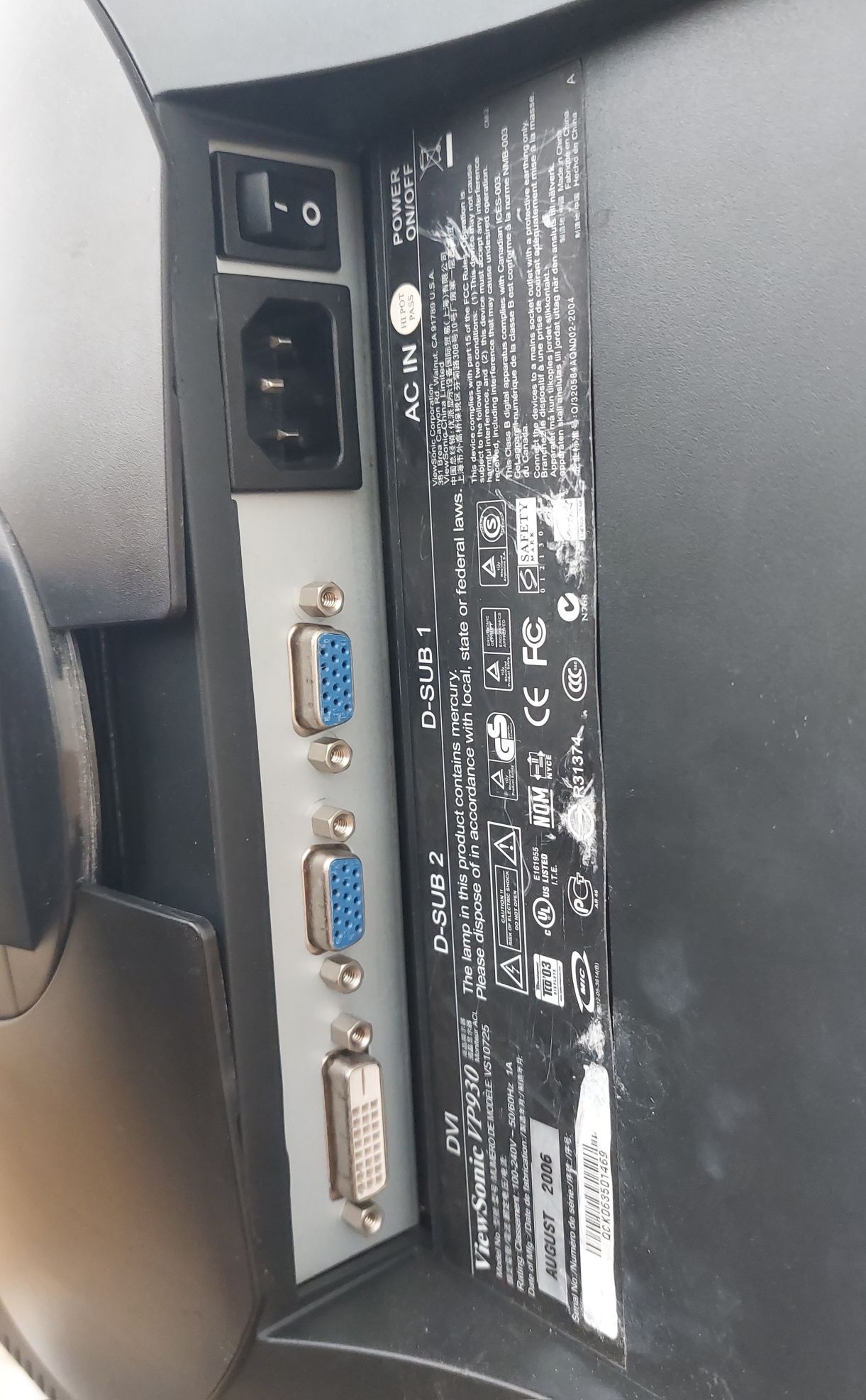Монитор Viewsonic VP930-3 19"