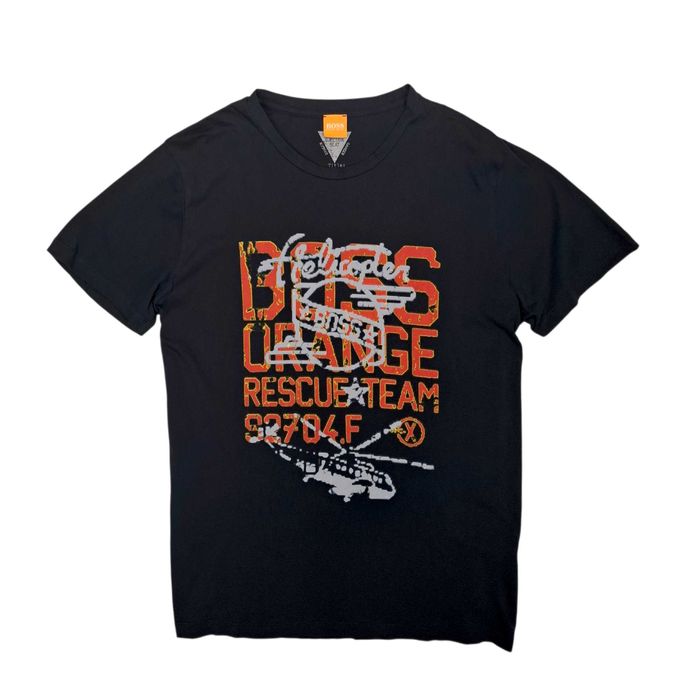 BOSS Hugo Boss t-shirt koszulka męska XL / L czarna t shirt bawełna