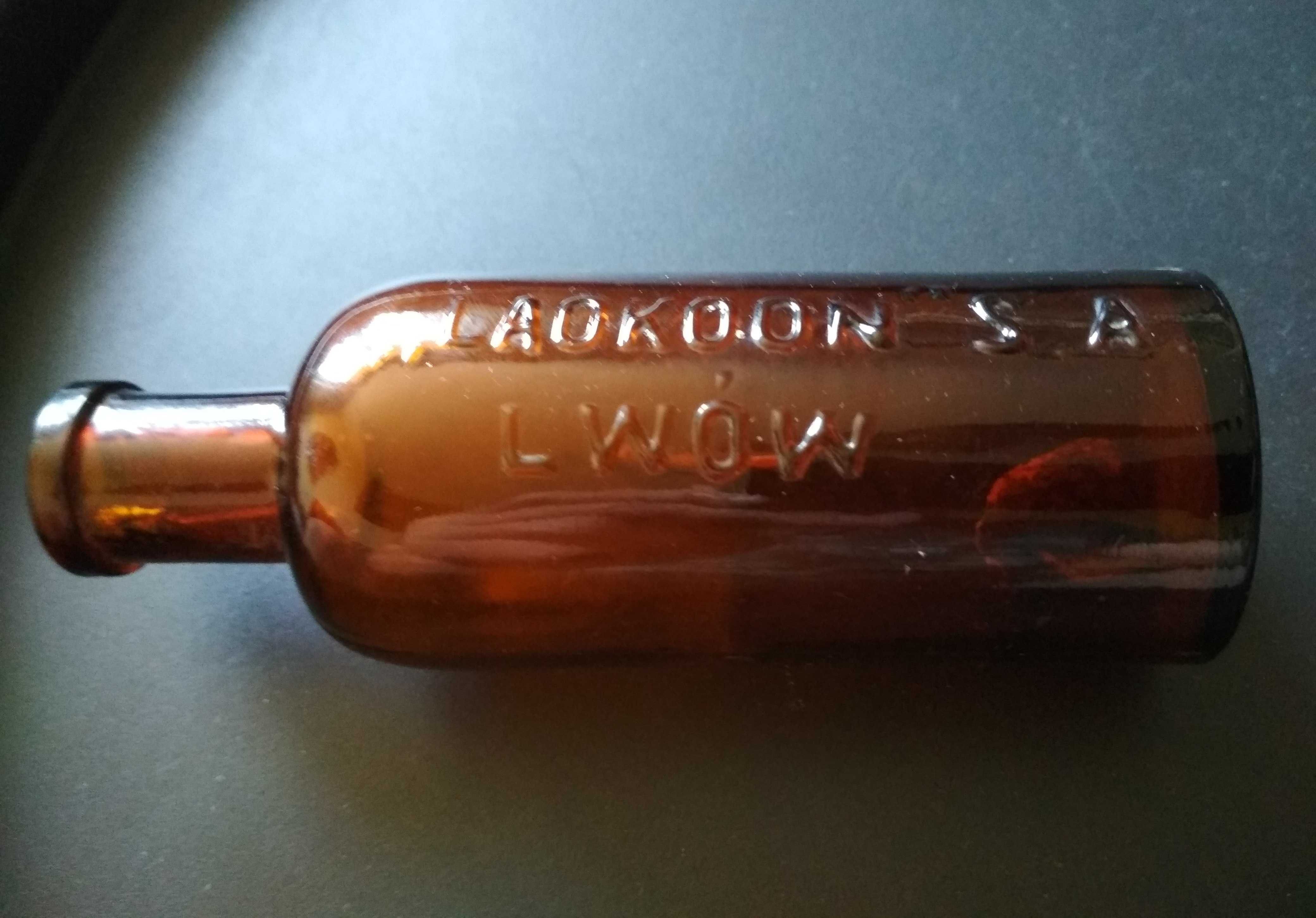Butelka apteczna LAOKOON S.A. LWÓW (3)