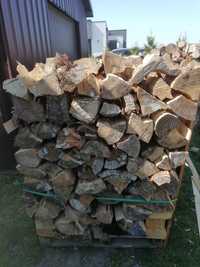 Drewno opałowe sosnowe pocięte i porąbane Transport