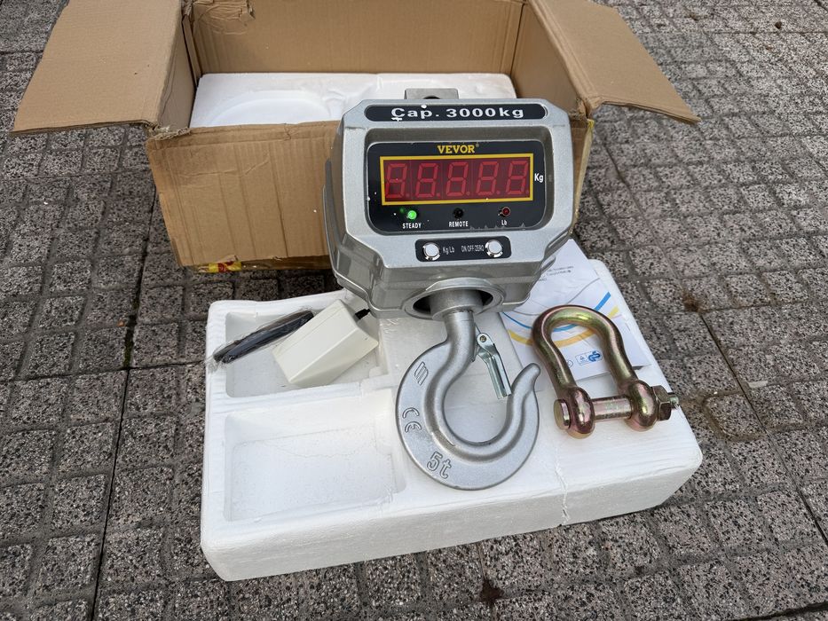 Balança digital de guindaste VEVOR 3000kg