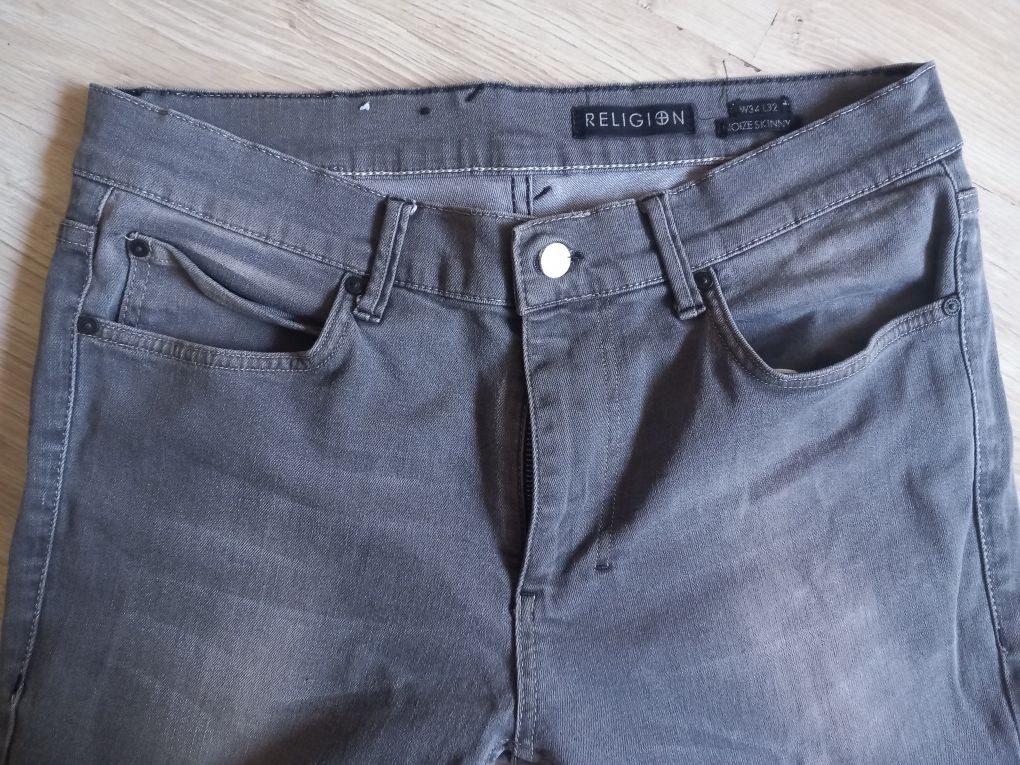 Religion męskie spodnie slim fit 32/32