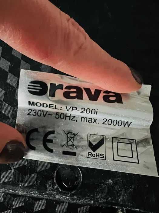 Kuchenka indukcyjna wolnostojąca Orava VP-200I czarna super stan