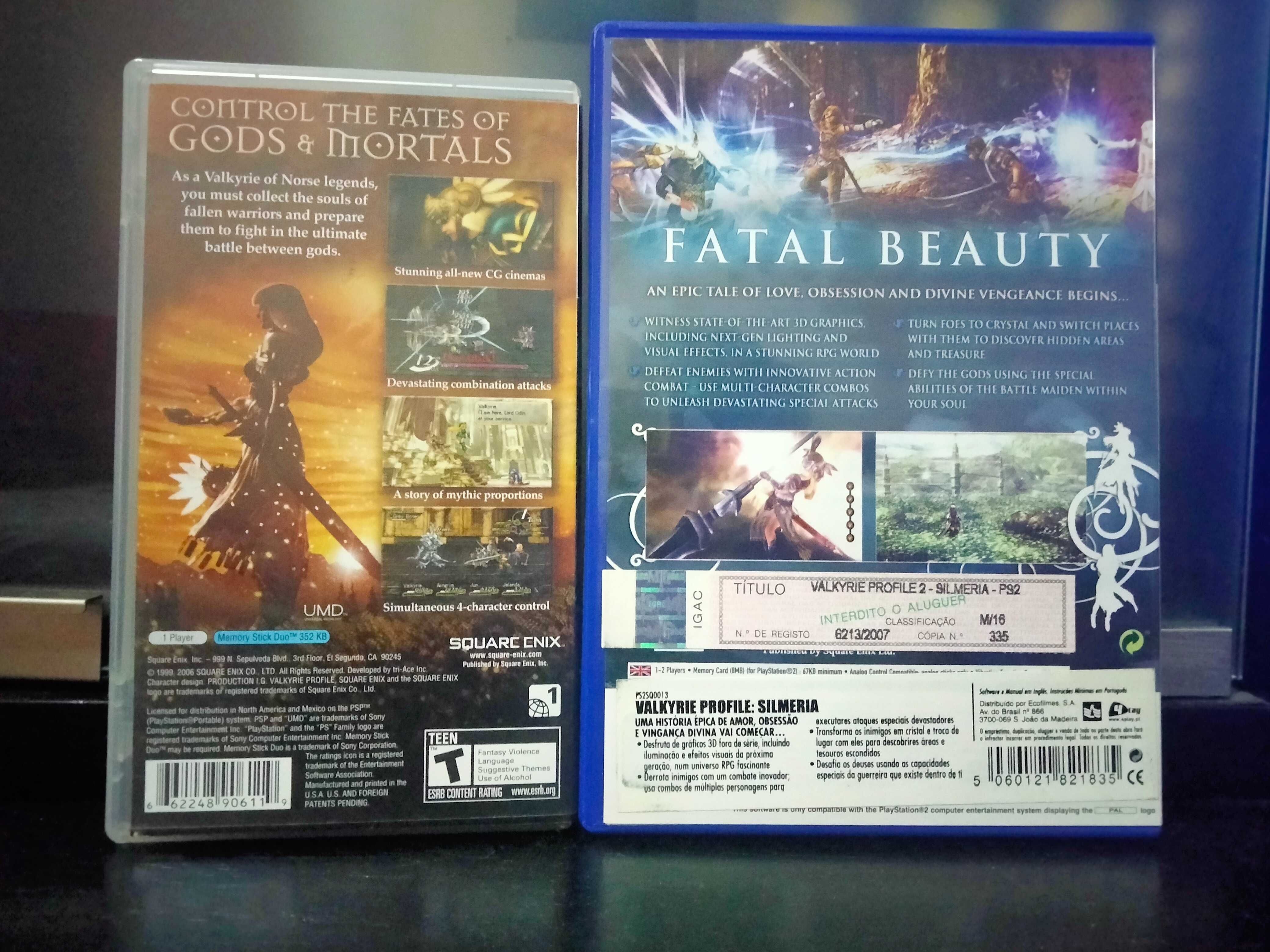 Série Valkyrie Profile – Jogos para PSP e PS2