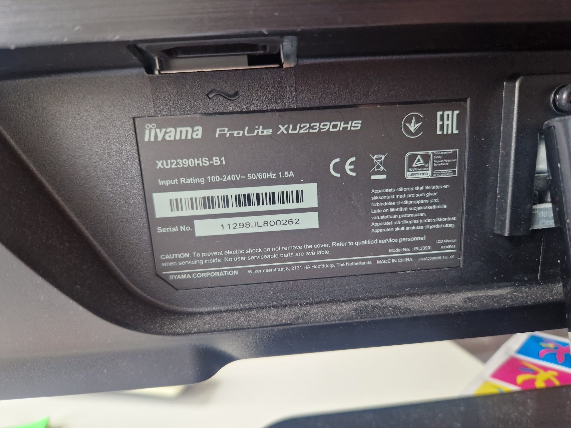 Monitor iiyama ProLite XU2390HS 23" LED UltraSlim
Brak na stanie