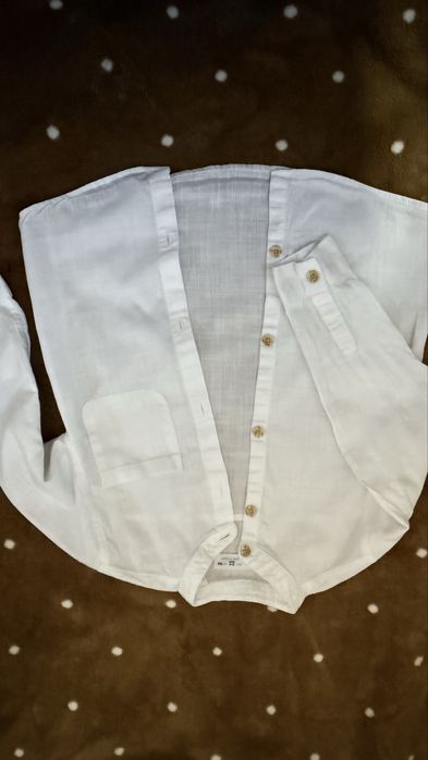 Elegancka biała koszula zara 104