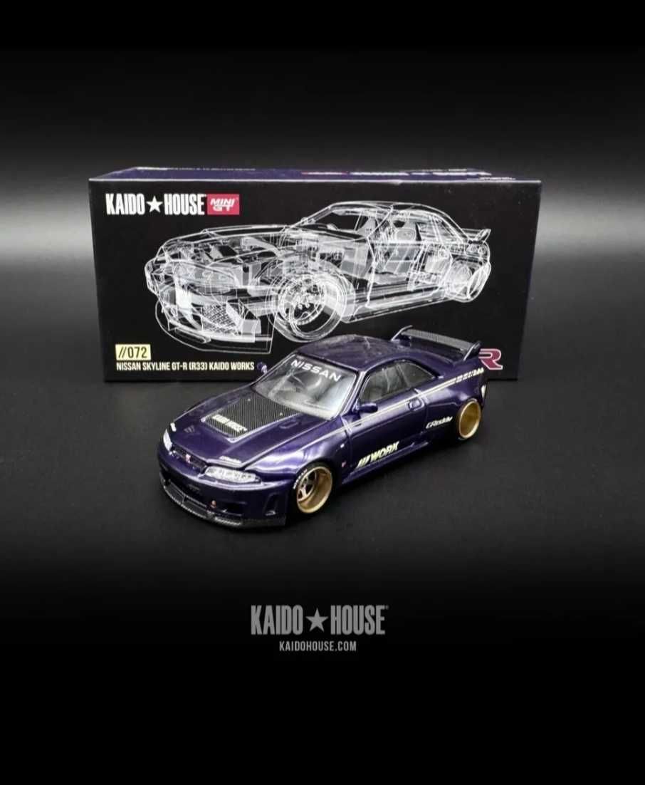 Kaido House x Mini GT Nissan Skyline GT-R R33 V1 Works