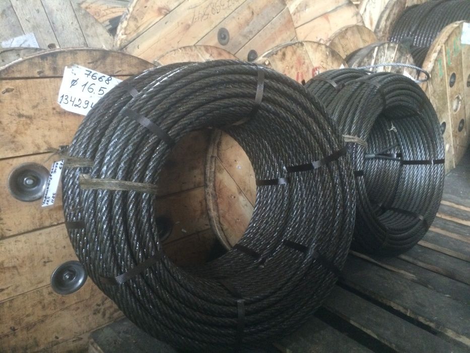 Канат Стальной ГОСТ 2688, 7668 трос на автокран, тельфер. Наличие 100%