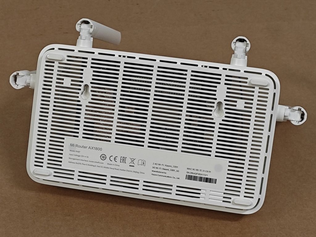 Router AX1800 XIAOMI AloT  Dual-Band WIFI 6
