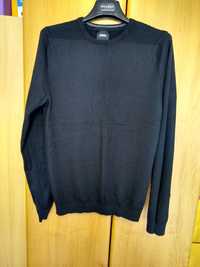 Czarny bawełniany sweter