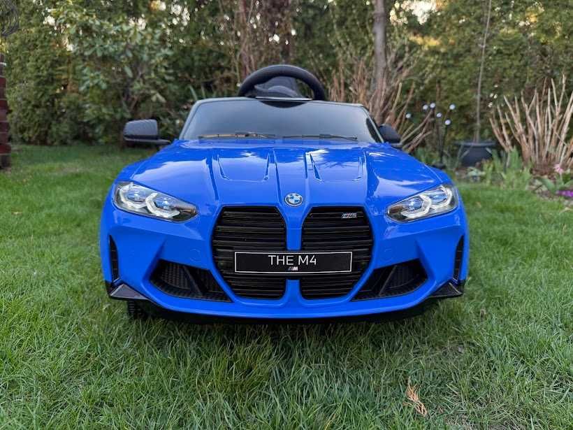 Autko na akumulator BMW M4 niebieskie