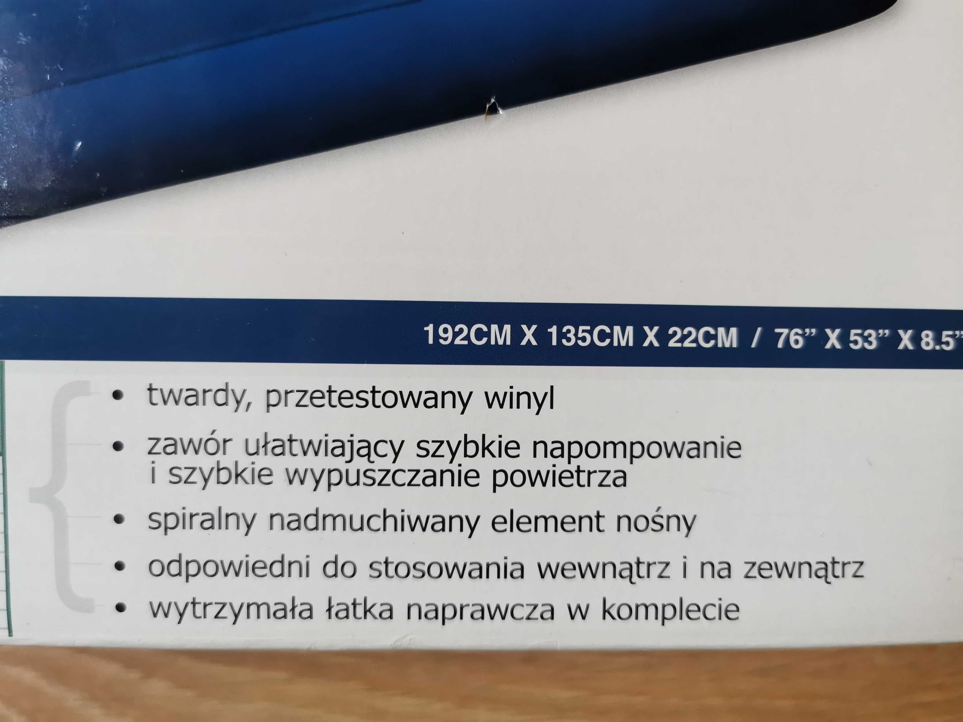 Materac dwuosobowy dmuchany