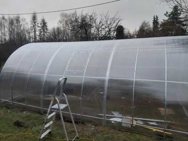 Теплиця промислова шириною 6м довжиною 6/8/10/12м.. труба 30Х30Х1.5мм