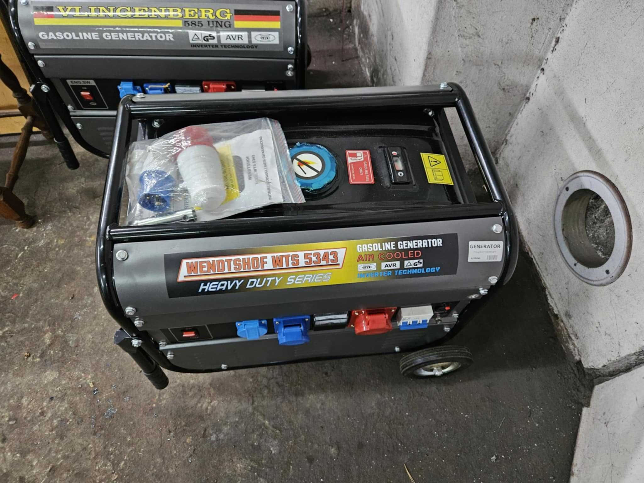 Agregat prądotwórczy WENDTSHOF WTS 5343  (380 V) 6.7 kW (230 V) 3.8 kW