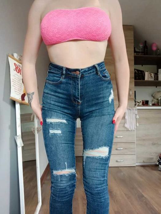 Nowe spodnie jeansy,r.S,controversy Laulia