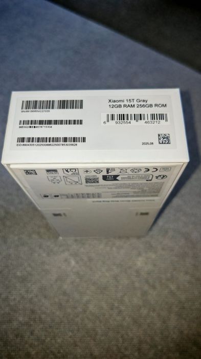 Xiaomi 15T 5G 6.83" Dual SIM 12GB/256GB Grey NOVO SELADO em caixa