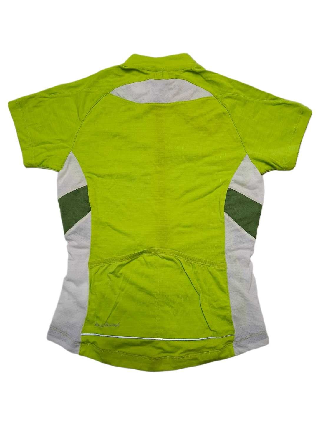 Koszulka rowerowa Smartwool Road Cycle Jersey Lime damska wełna MERINO
