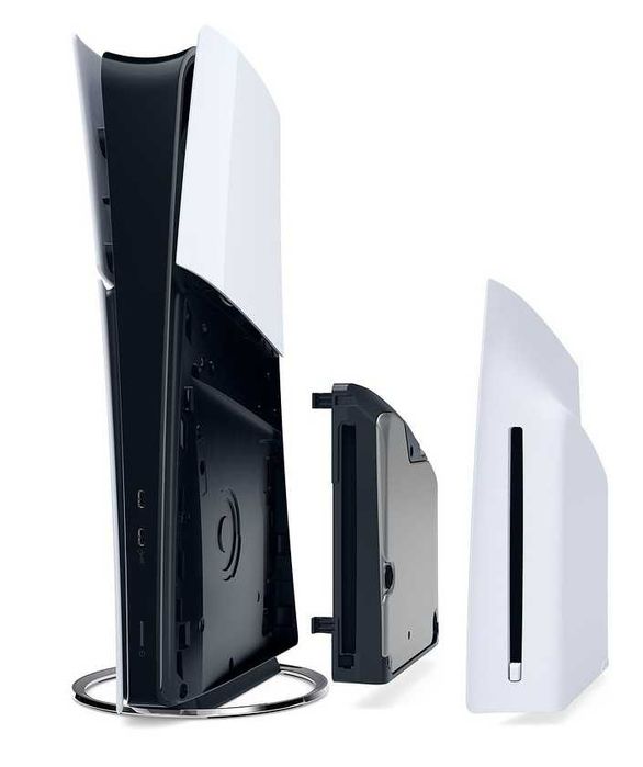 PS5 Slim 1TB 2016 + 4 gry + pad Dualsense + stacja ładowania + ROK GW