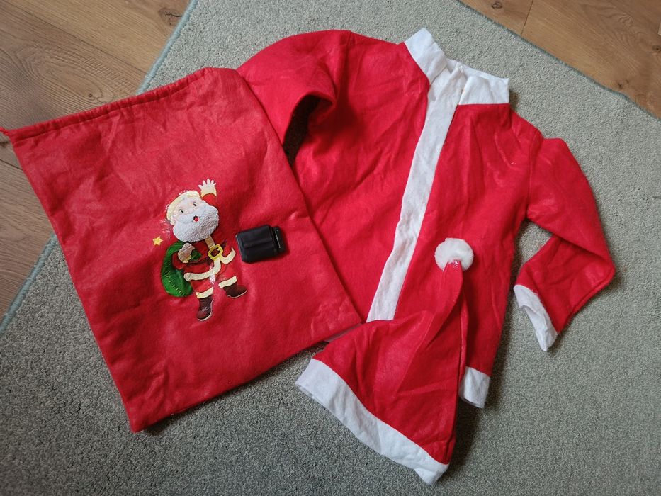 Strój Świętego Mikołaja 4cz BEZ SPODNI