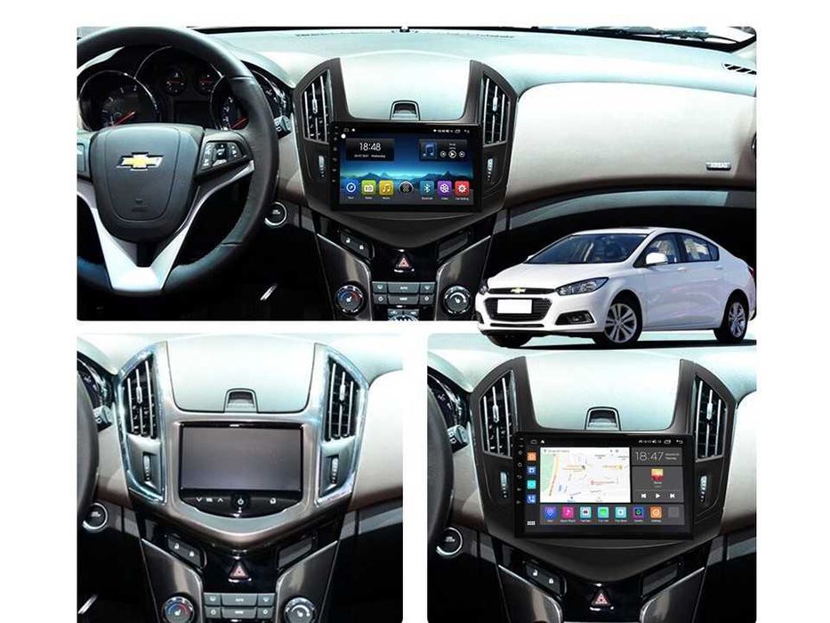 Radio samochodowe Android Chevrolet Cruze (9", black) 2009.-2014