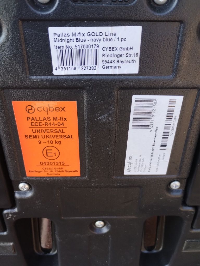 Cybex pallas M-Fix Gold line