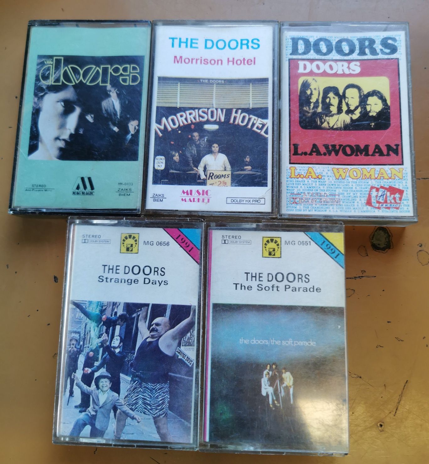 Zestaw The Doors - 5 kaset +książki