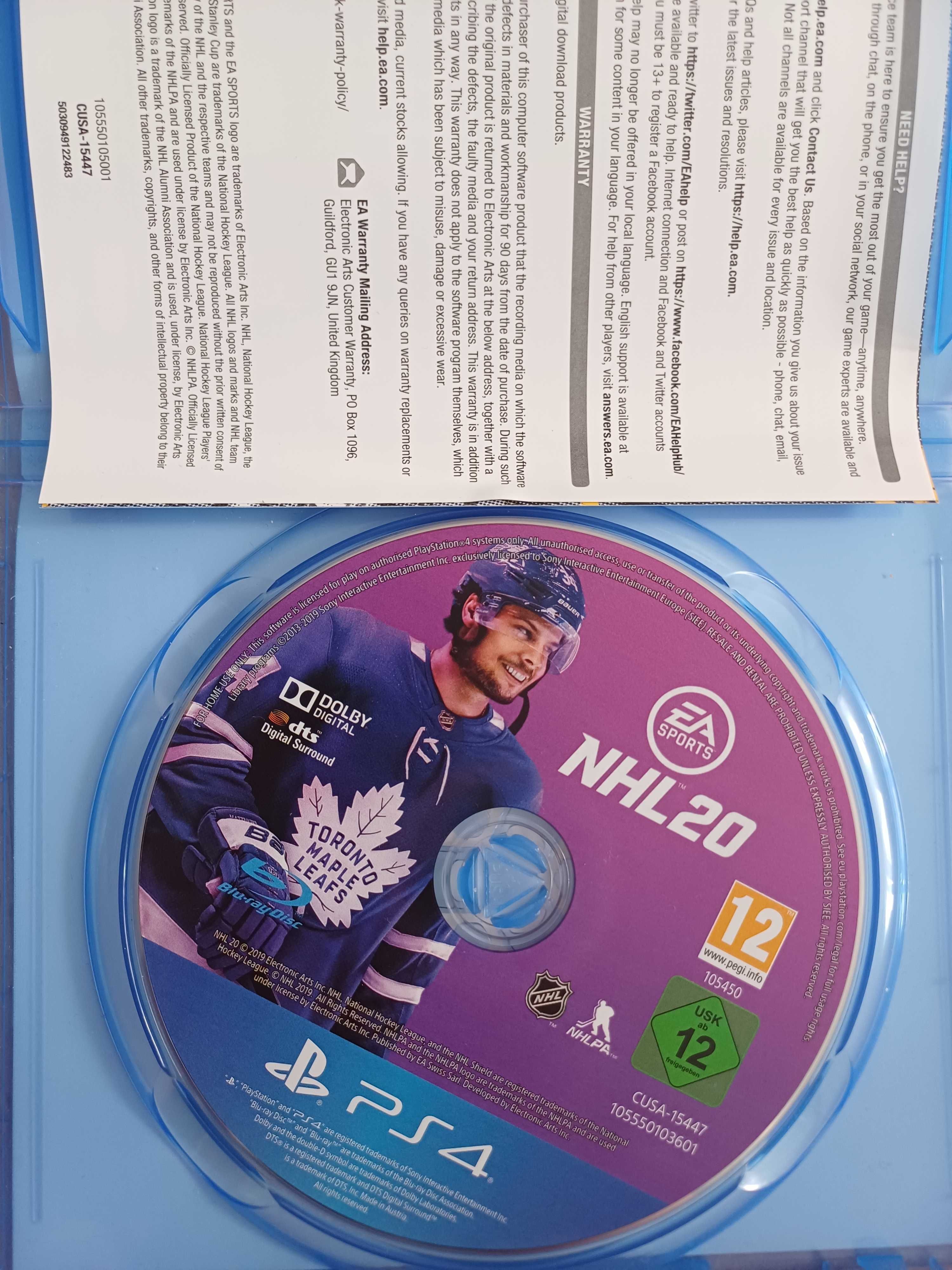 Gra NHL 20 na PS4