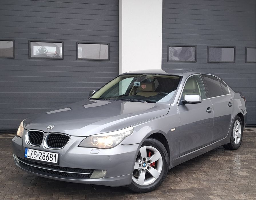 BMW E60 lift 2008r 2.0d 163KM sedan skóra manual zamiana
